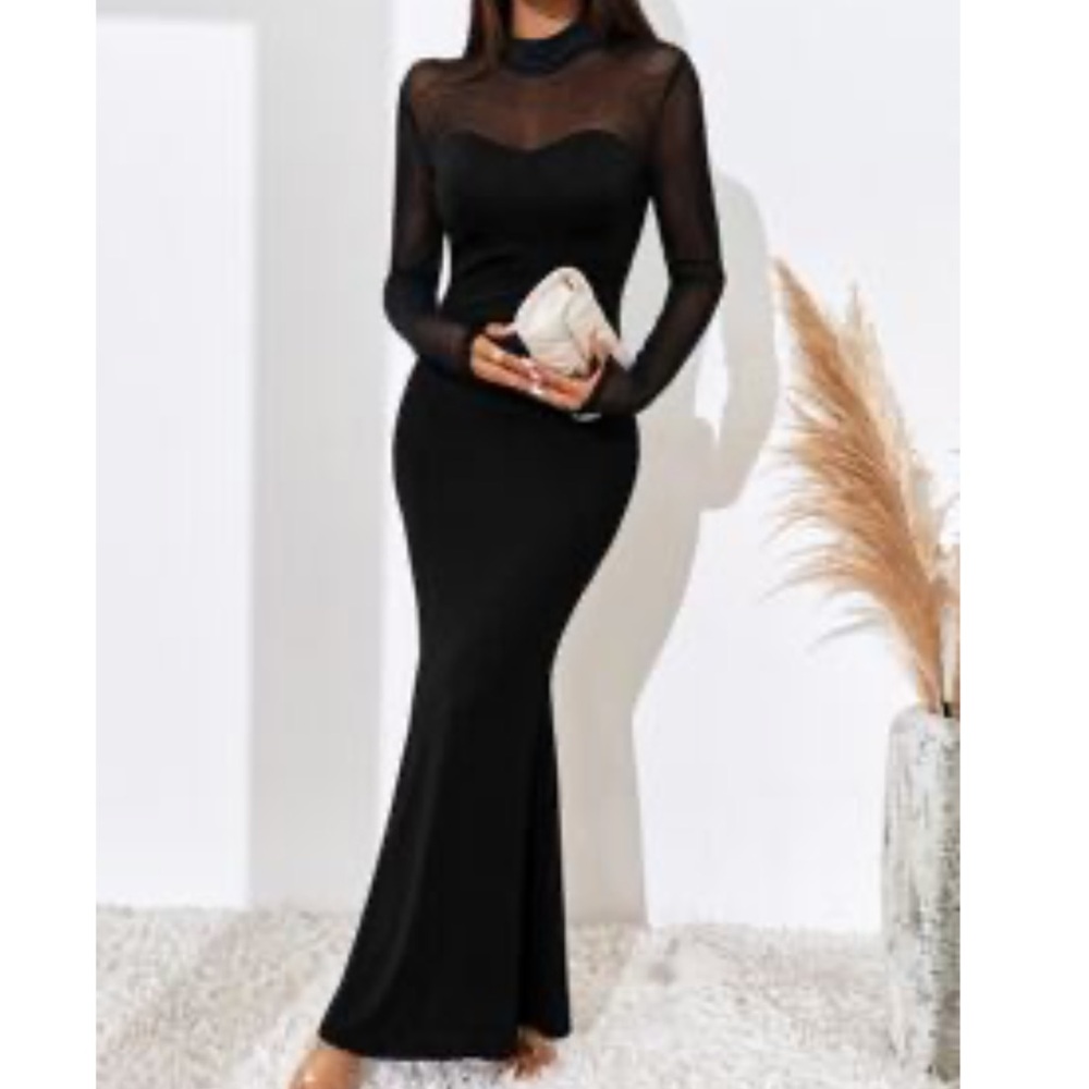 Black formal dress